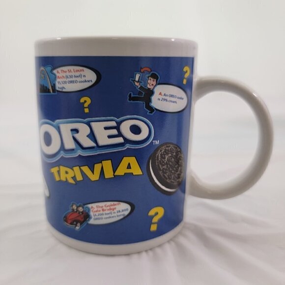 Oreo Nabisco Cookies Trivia & Oreo Moo More Milk Collectible Coffee Mug - Set of - Picture 11 of 16